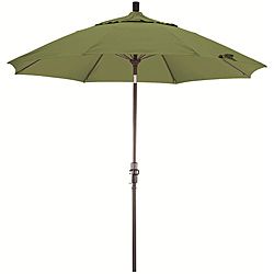 Escada Designs Fiberglass 9 foot Pacifica Palm Green Crank And Tilt Umbrella Green Size Other