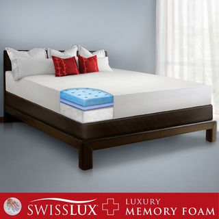 Swisslux 8 inch Twin size European style Memory Foam Mattress