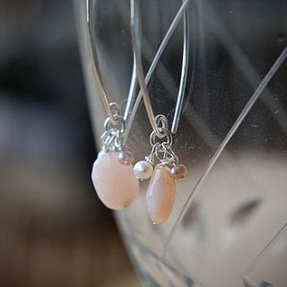 opal earrings by samphire jewellery