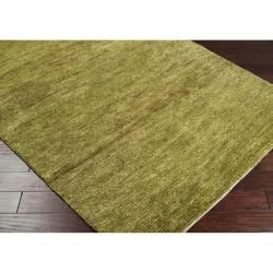 Illyengo 913 Handwoven Green Natural Fiber Hemp Rug 7x9   10x14 Rugs