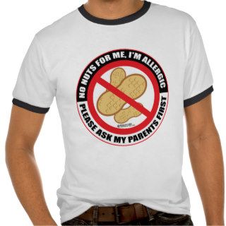 Nut Allergy T shirt