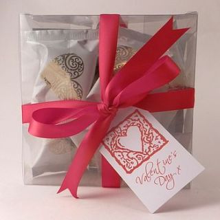 valentine's day fortune cookies by little cupcake boxes