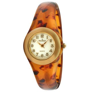 Peugeot Vintage 705 6 Tortoise Bangle Watch Peugeot Women's Peugeot Watches