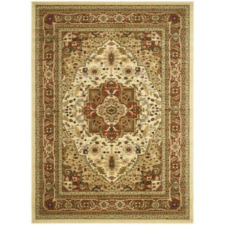Lyndhurst Collection Ivory/rust Area Rug (8 X 11)