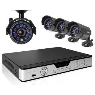 Zmodo PKD DK0866 500GB 8 Channel H.264 DVR with 500GB + 4 x 420TVL 6mm Outdoor Camera CCTV Security Kit  Complete Surveillance Systems  Camera & Photo