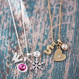 design your own chunky letter necklace by j&s jewellery