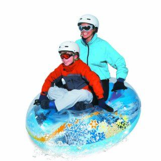 Aqua Leisure Round Penguin Transparent Snow Tube, 54" Toys & Games