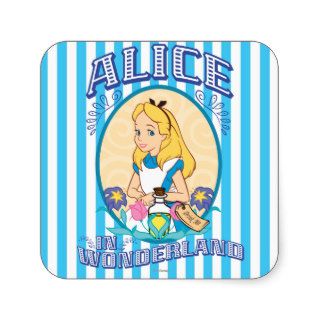 Alice in Wonderland   Frame Stickers