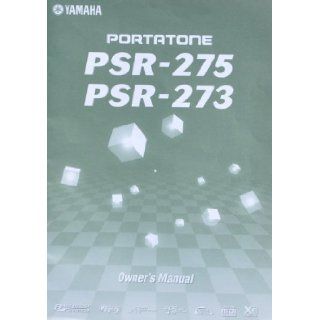 Portatone PSR 275 PSR 273 Owner's Manual Yamaha Books