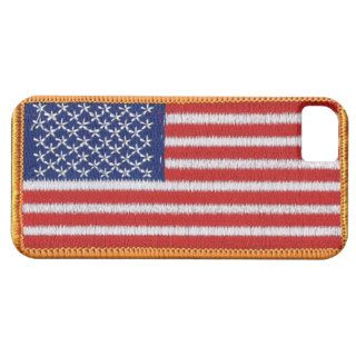 US Flag Patch Style iPhone 5 Case