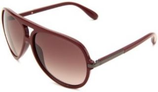 Marc by Marc Jacobs Womens MMJ 276/S MMJ276S Aviator Sunglasses,Burgundy Opal Frame/Brown Gradient Lens,One Size Clothing