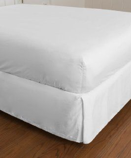Warm Things Home 300 Egyptian Cotton Fitted Sheet White Twin   Twin Bed Sheets