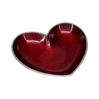 red heart trinket dish by simply special gifts