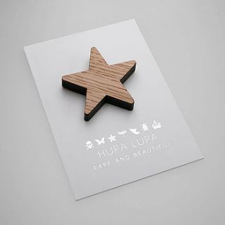 oak star magnetic decoration by hupa lupa