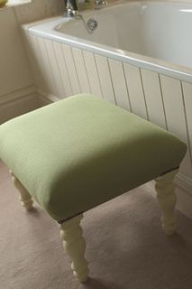 green werryn footstool with lemon tree painted legs by legs on