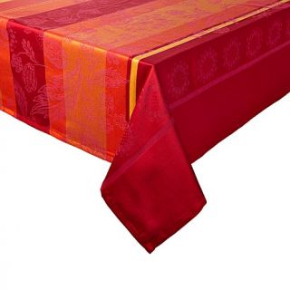 Tradition Pondy Orangeade 63" x 102" Cotton Tablecloth