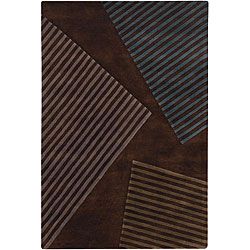 Hand tufted Abstract Mandara New Zealand Wool Area Rug (5 X 76)