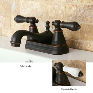 Two handle Oil rubbed Bronze Bathroom Faucet