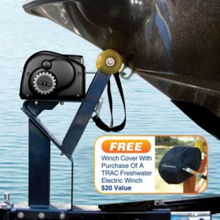 Trac Day Runner Freshwater Electric Trailer Winch With Cover 81103