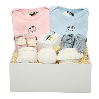 double trouble   organic twins gift box by molliemoo