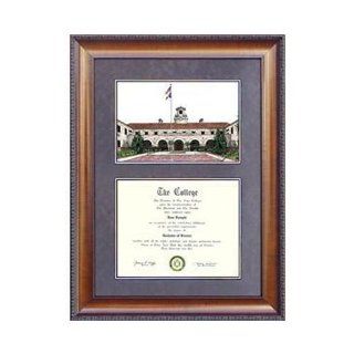 Texas A&M University, Kingsville Suede Mat Diploma Frame with Lithograph  Sports & Outdoors