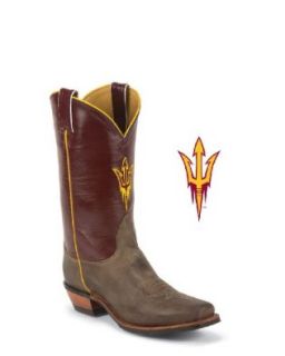 Nocona College Men's Arizona State University Boot Square Toe Shoes