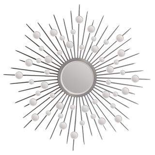 Silver Starburst Mirror