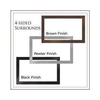 Shop Napoleon Black Four Sided Fireplace Surround   For GDI 30 and GDI 30G Direct Vent Gas Fireplace Ins at the  Home Dcor Store