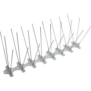 Bird-B-Gone Bird Spikes — Stainless Steel, 50ft.L x 5in.W, Model# NT2001-5-50  Bird Repellers