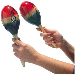 Latin Percussion CP281 Large Wood Maracas Musical Instruments
