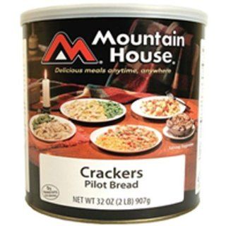 Mountain House Pilot Crackers #10 Can Freeze Dried Food   6 Cans Per Case  Camping Freeze Dried Food  Sports & Outdoors