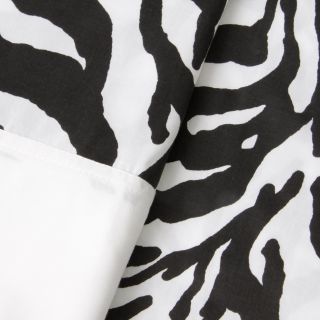 None Regal Animal 300 All Cotton Sheet Set Black Size Queen