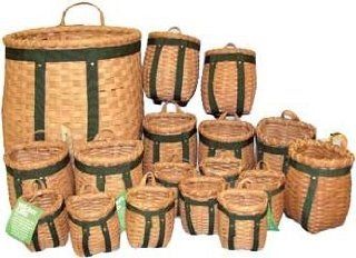 Pack Basket 17 pc Set (Three Sizes) (Strap Color Varies)   Home Storage Baskets