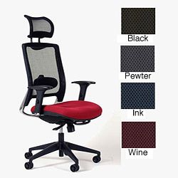 Ergocraft Eco7.5 Upholstered Airmesh Fabric Seat Headrest Mesh Chair