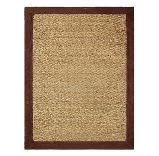 Hand woven Coastal Seagrass Chocolate Area Rug (2' x 3') Accent Rugs