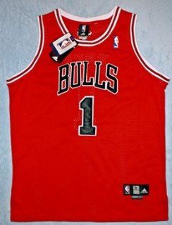 Authentic Adidas Derrick Rose Chicago Bulls Jersey, Size 50 