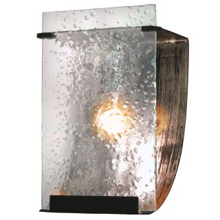 Soho Rainy Night Hand pressed Glass 1 light Wall Fixture
