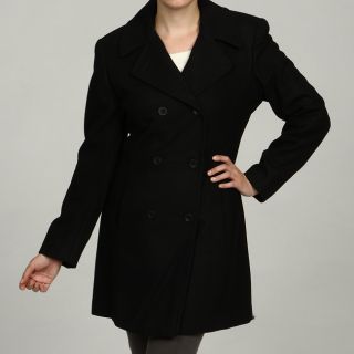 Trendz Trendz Womens Black Coat Black Size S (4  6)