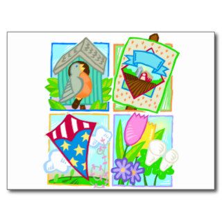 Spring/Summer Seasonal Design Post Card