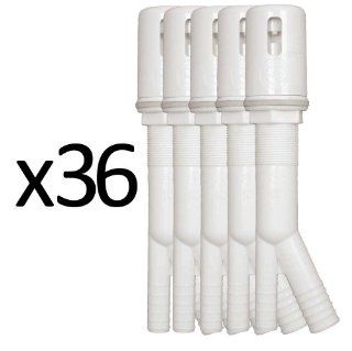 UPC White Plastic Dishwasher Air Gap 36 Piece 903101 36