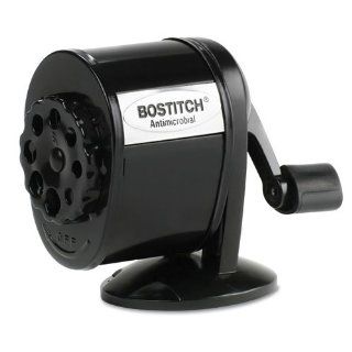 Stanley Bostitch MPS1BLK 8 Hole Antimicrobial Manual Pencil Sharpener  Wall Mounted Pencil Sharpener  Electronics