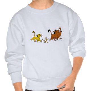 Simba, Timon, and Pumba Disney Pull Over Sweatshirt