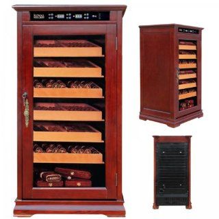 400 500 Capacity Royal Cigar Humidor (Light Cherry) (53"H x 28"W x 26"D)   Storage And Organization Products