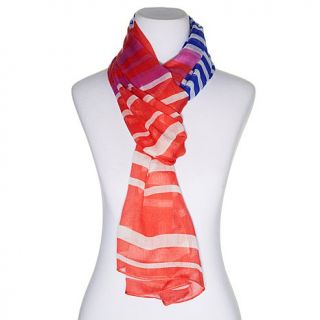 Hot in Hollywood Oblong Striped Scarf