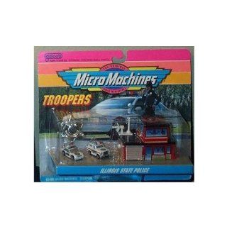 Illinois State Police Micro Machines Troopers Set #8 Toys & Games