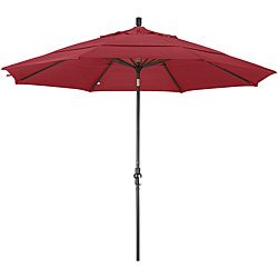 11 foot Fiberglass Pacifica Cranberry Red Crank/tilt Umbrella