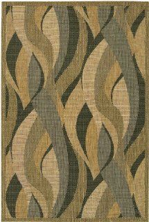 Couristan Recife Seagrass Natural/Black Extra Large (8ft 6in x 13ft)  