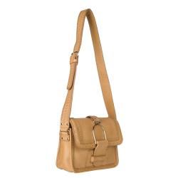 Jimmy Choo Small 'Leeni' Camel Stitched Leather Shoulder Bag Designer Handbags