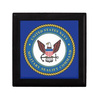 U.S. Navy Military Sealift Command Jewelry Box