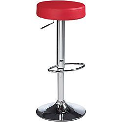 Sunpan Paris 30 inch Metal Red Barstool